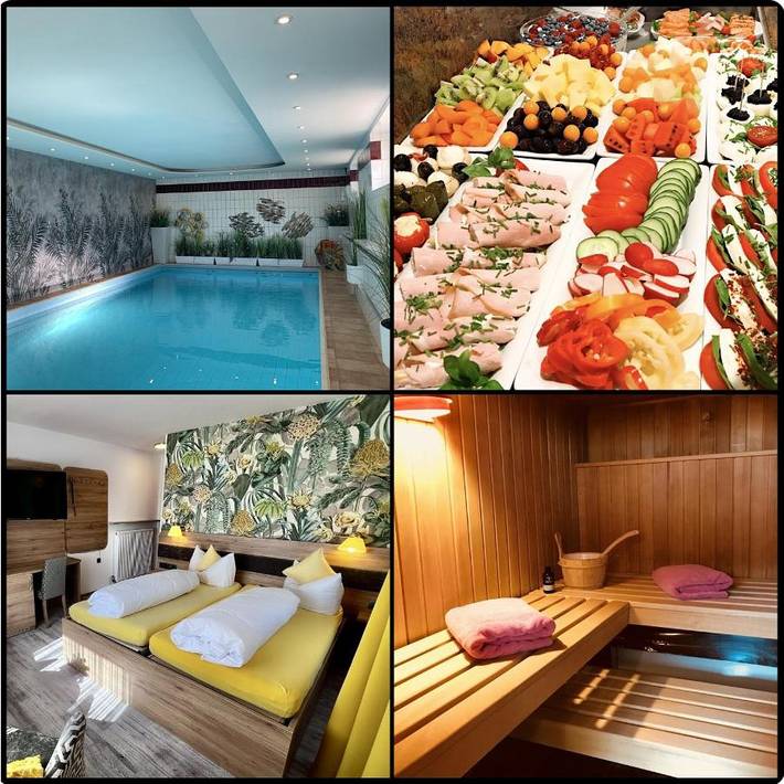 Hôtel pour 2 personnes, avec vue et sauna ainsi que jardin et piscine