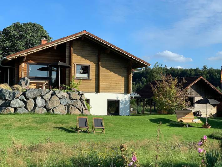 Ferienwohnung für 4 Personen, mit Balkon und Terrasse sowie Garten und Sauna in Walkenried