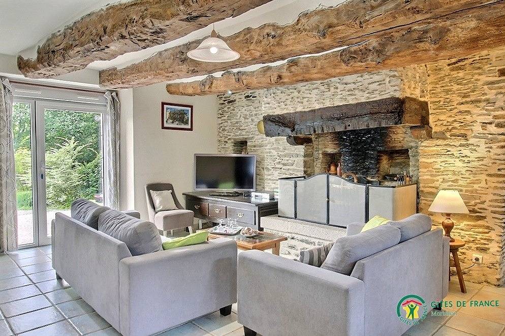 Le courtil de la Roche in Guillac, Région de Pontivy