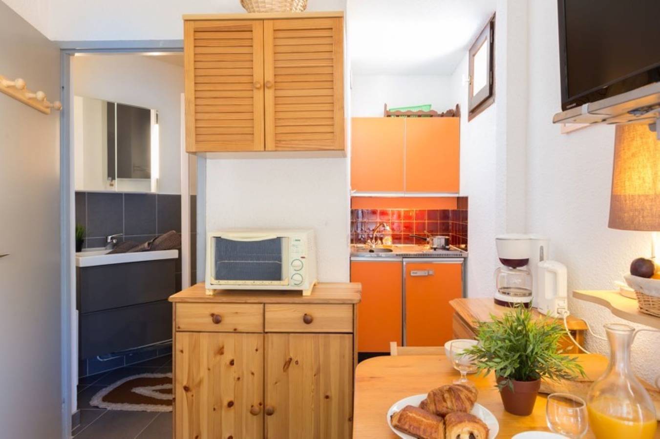 Gehele studio, Plein Sud B N°1501 in Mont-de-Lans, Les Deux Alpes