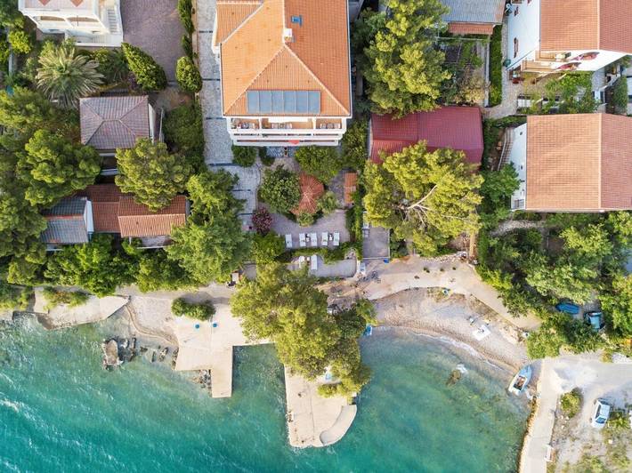 BnB für 2 Personen, mit Garten und Ausblick in Zadar