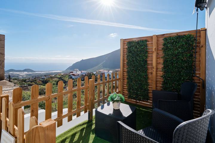 Appartement de vacances pour 4 personnes, avec vue sur l’océan et terrasse