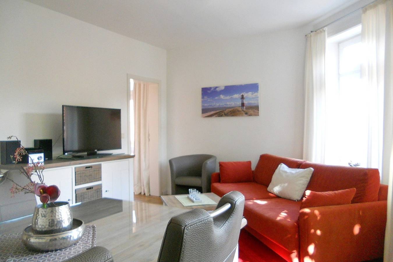 Ganze Ferienwohnung, Galeriehaus Whg. Monet, Badestraße in Wyk auf Föhr (Stadt), Wyk auf Föhr