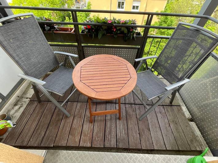 Ferienwohnung für 4 Personen, mit Balkon und Ausblick in Sendling München