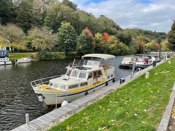 Bateau pour 5 personnes, avec terrasse en Bretagne