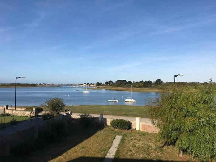 Maison de vacances pour 8 personnes, avec Balcon et Terrasse ainsi que Jardin et Vue à Riantec