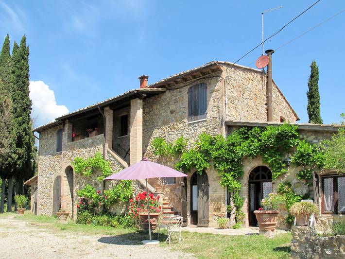 Gîte pour 8 personnes, avec jardin ainsi que vue et terrasse à San Gimignano - 2