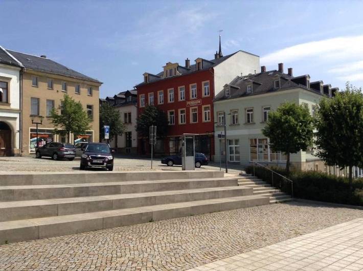 Ferienhaus für 2 Personen, mit Terrasse und Ausblick in Treuen