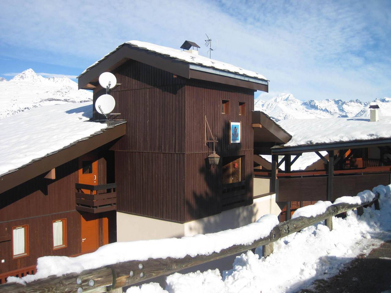 Ganze Wohnung, La Résidence le Sextant - 2-Zimmer-Holzhütte für 6 Personen (Sxt109) in La Plagne, Bellentre