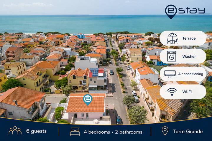 Appartement entier, Sandy Retreat in Torregrande, Oristano