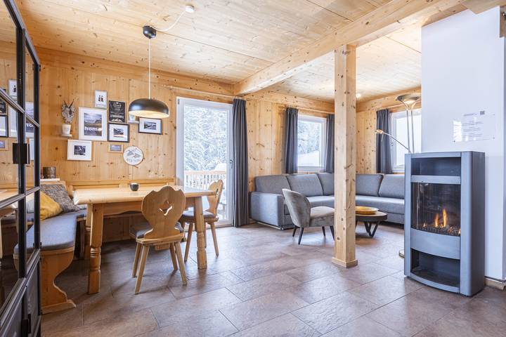 Ferienhaus für 6 Personen, mit Balkon und Terrasse sowie Garten und Sauna
