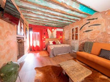Gîte pour 3 personnes, avec vue et terrasse à Bogarra