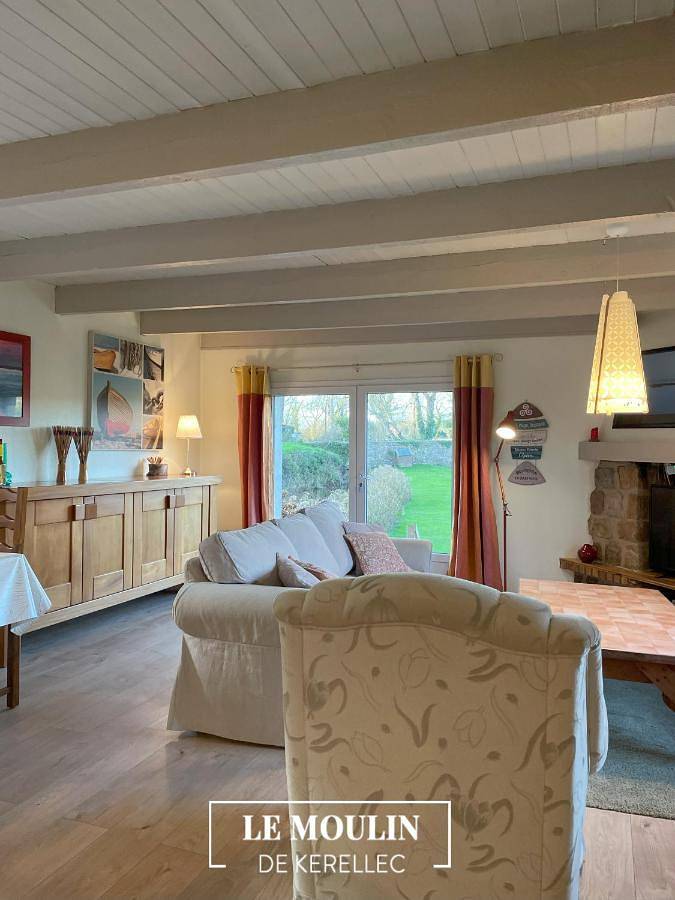 Gîte pour 6 personnes, avec vue et jardin, animaux acceptés à Plougoulm - 3