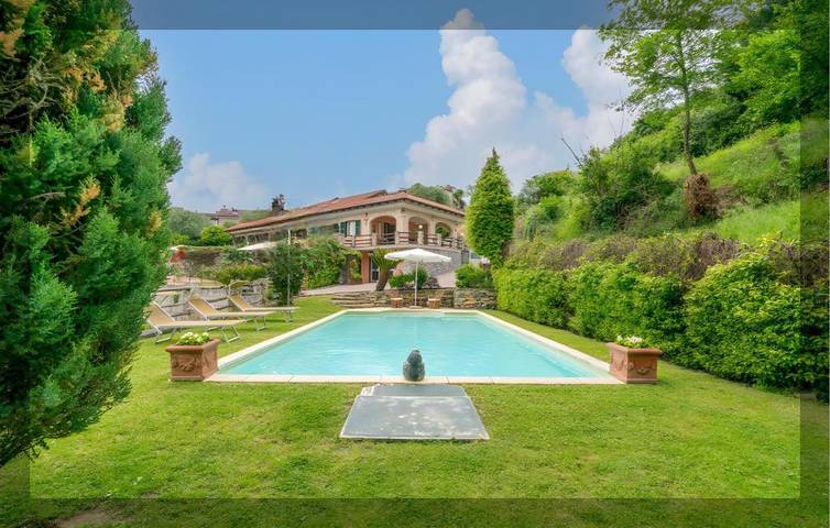 Ferienhaus für 6 Personen, mit Balkon und Terrasse sowie Garten und Pool in Garlenda