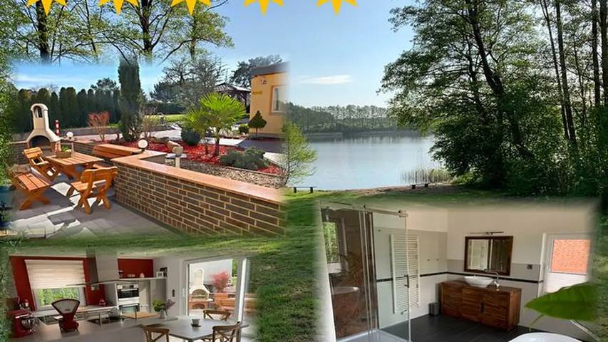 Ferienhaus für 7 Personen, mit Garten am Plauer See
