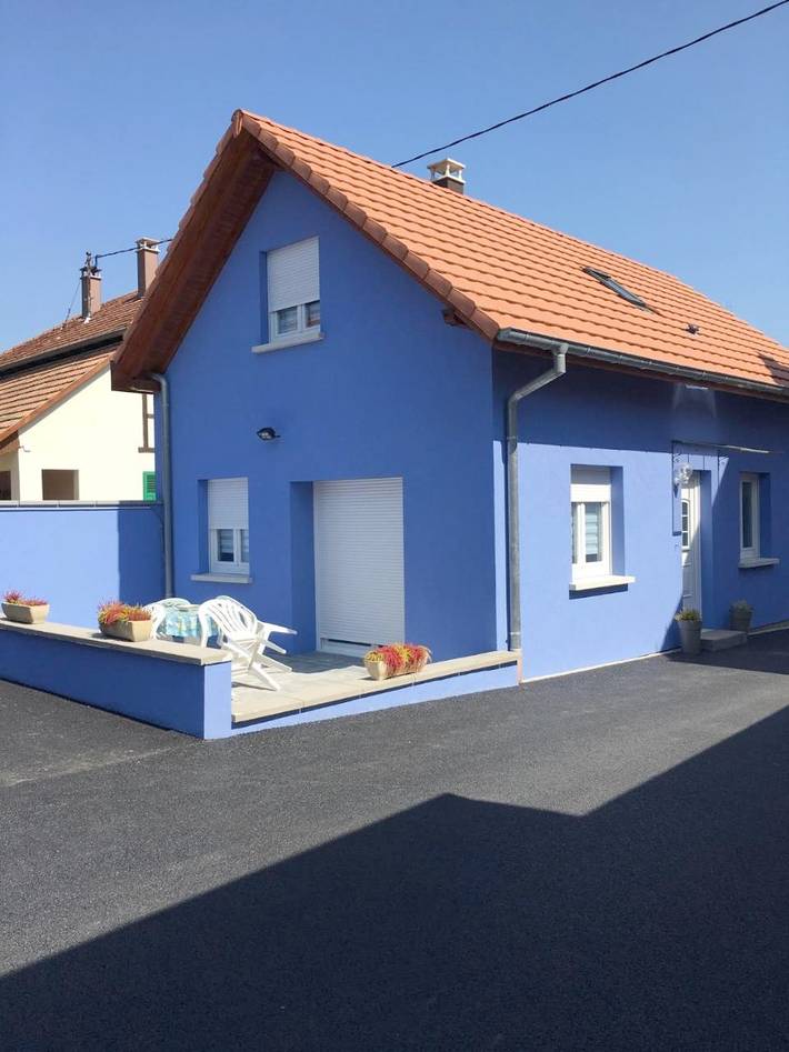 Gîte pour 4 personnes, avec balcon et vue à Westhouse