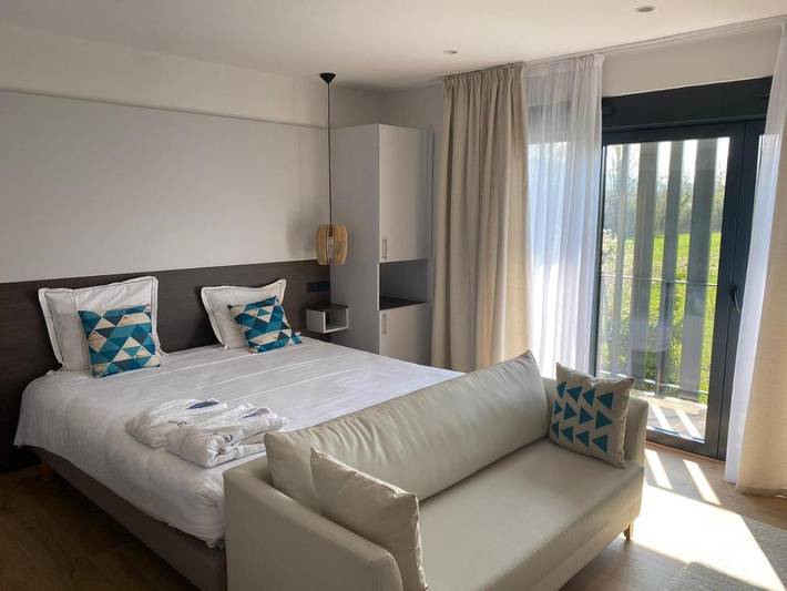 Hôtel pour 2 personnes, avec jardin et piscine ainsi que sauna et vue, animaux acceptés