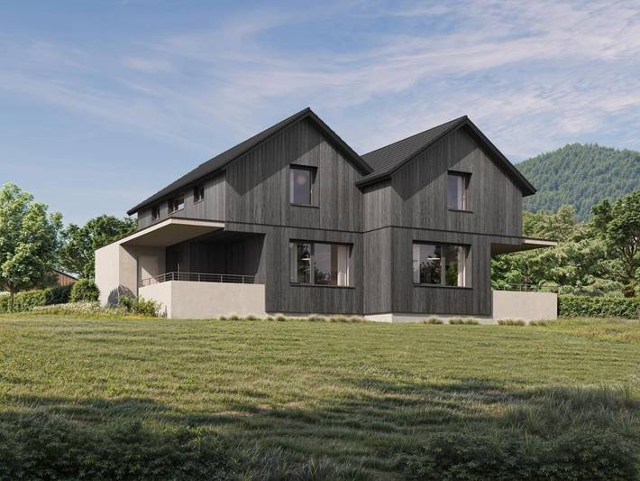 Chalet für 6 Personen, mit Terrasse und Garten sowie Sauna und Ausblick in Bad Aussee