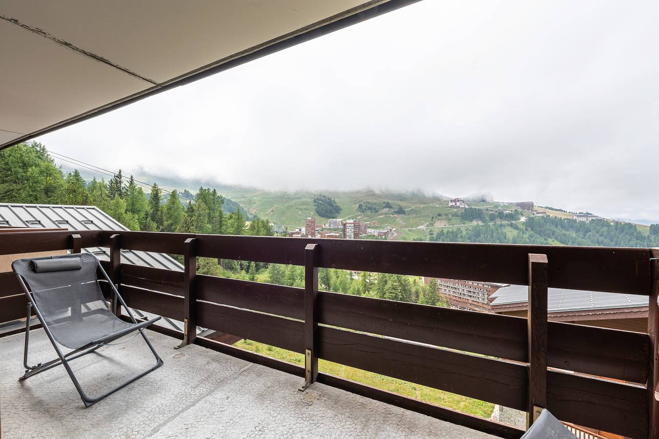 Ganze Wohnung, Appartement „Résidence Aspen“ in den Alpen mit Bergblick auf das Mont-Blanc-Massiv in Plagne Villages, La Plagne-Tarentaise