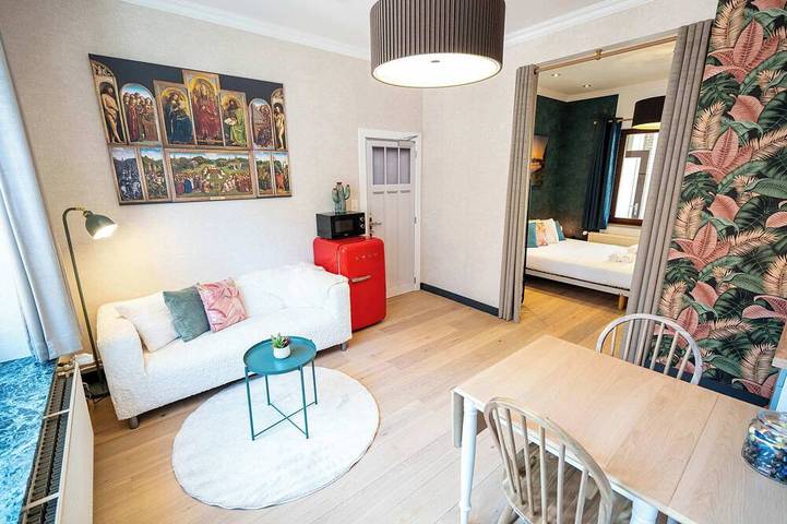 Vakantiehuis voor 2 personen, met balkon en tuin in Gent