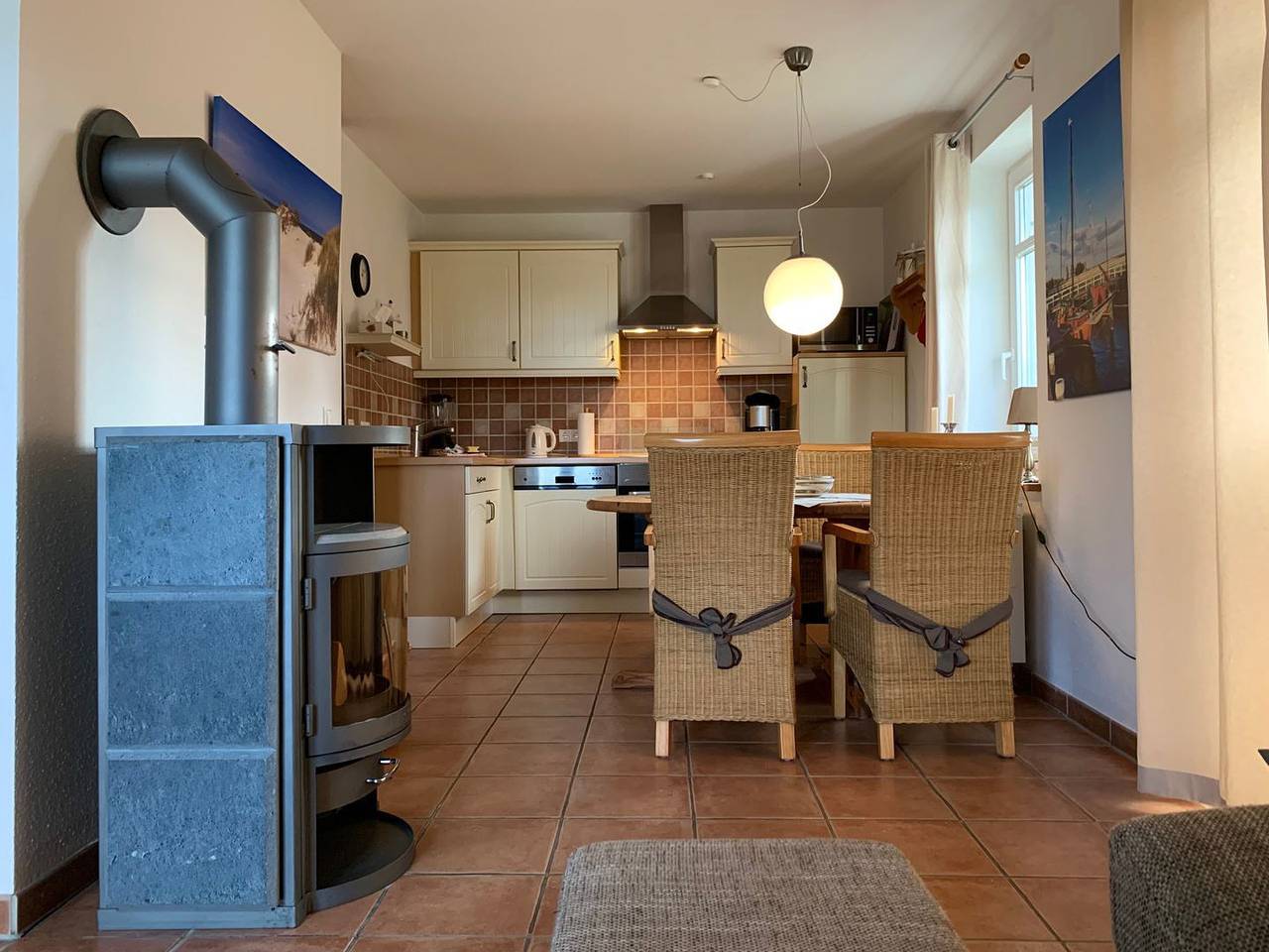 Ferienhaus "Traumfänger" mit Blick über weite Weiden und Salzgraswiesen in Wieck am Darß, Fischland - Darß - Zingst