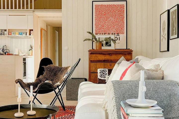 Ferienhaus für 8 Personen, mit Balkon und Garten