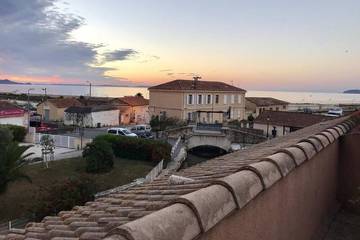 Gîte pour 3 personnes, avec balcon dans Plage des Salins (Hyeres)