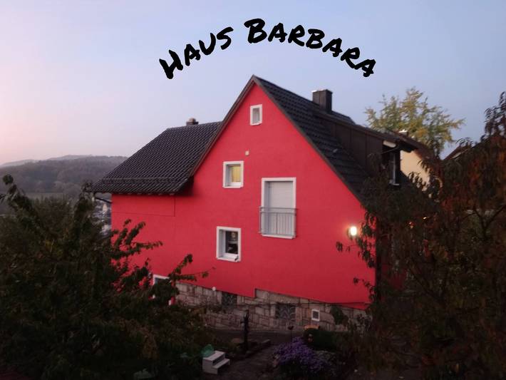 Ferienwohnung für 3 Personen, mit Balkon/Terrasse und Terrasse sowie Garten in Rhön-Bayern
