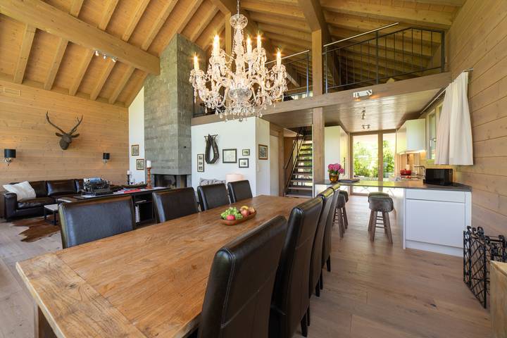 Ferienhaus für 8 Personen, mit Whirlpool und Terrasse sowie Garten und Sauna in Wildhaus-Alt St. Johann