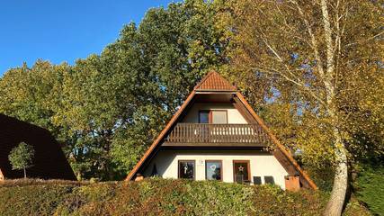 Ferienhaus für 4 Personen, mit Terrasse und Garten sowie Seeblick, mit Haustier in Marlow