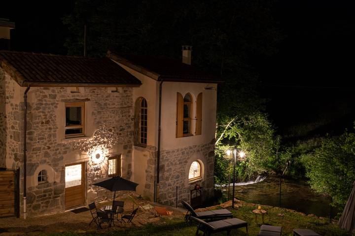 Maison de vacances pour 6 personnes, avec vue et jardin