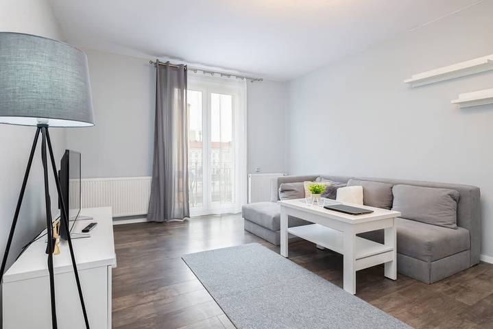 Ferienwohnung für 4 Personen, mit Balkon/Terrasse, mit Haustier in Kolberg