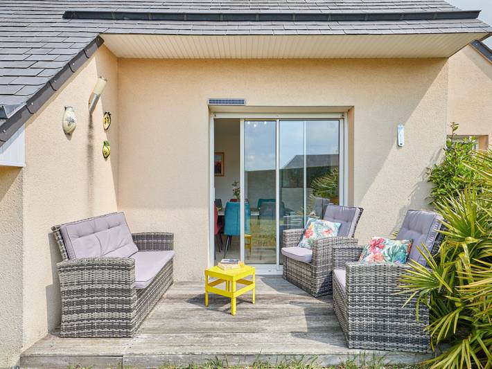 Location de vacances pour 8 personnes, avec Terrasse à Blainville-sur-Mer