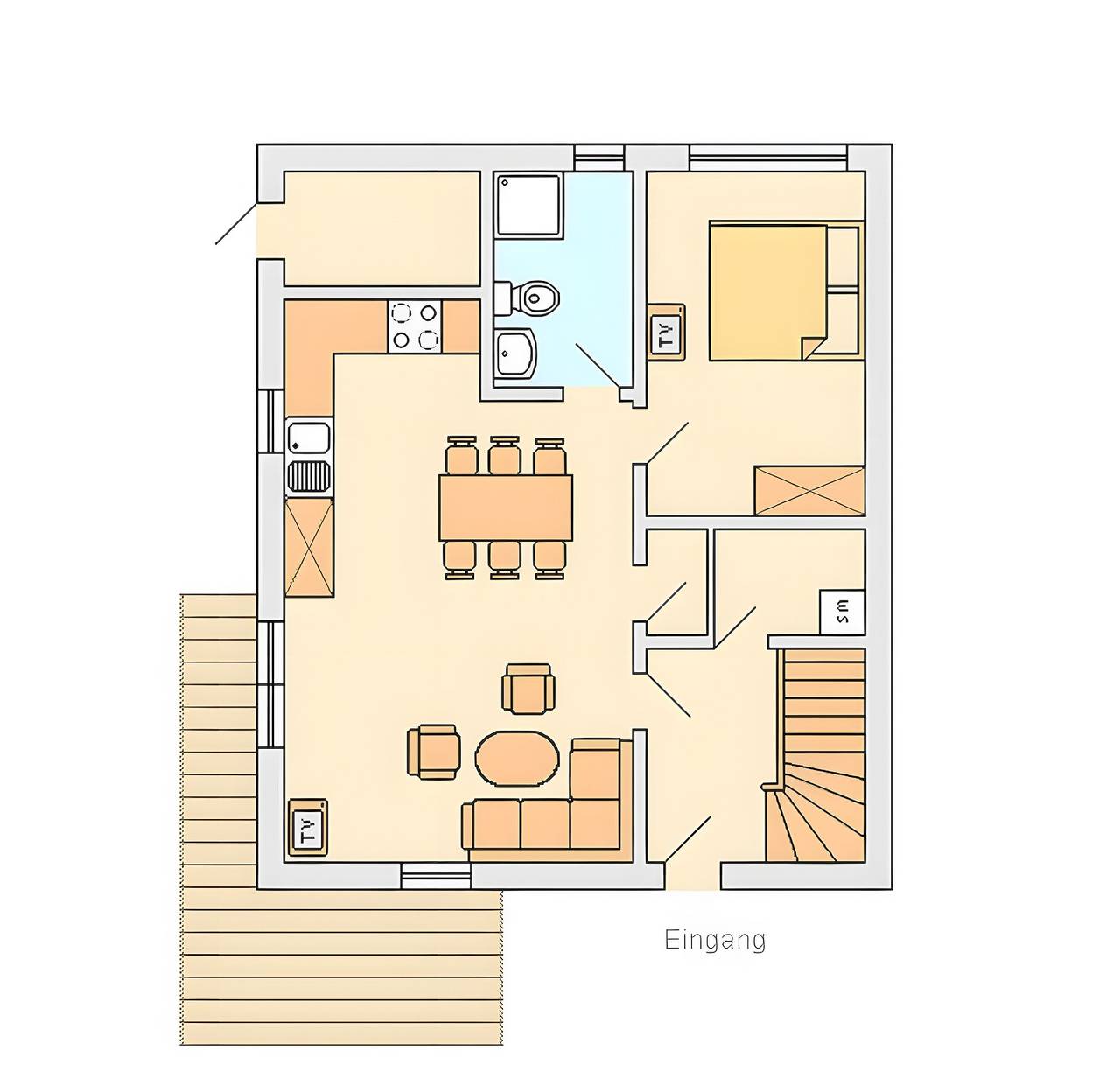 Ferienhaus 'Waldwiese' für 8 personen (110 m²) in Fuhlendorf Ot Bodstedt (Boddenküste Mcpomm) in Fuhlendorf, Vorpommern-Rügen