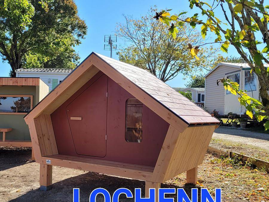 Camping Bellevue - Tiny house 2 personnes - Cabane -étape "Lochenn" in Barzan, Région de Saintes