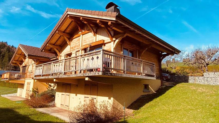 Chalet pour 10 personnes, avec jardin
