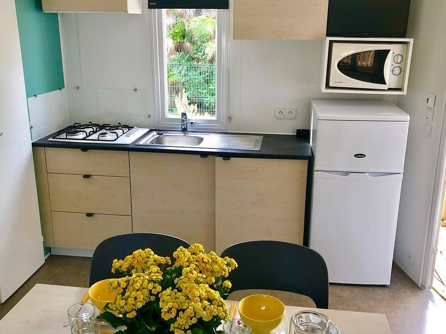 Camping La Croix du Sud - Ciela Village - Mobilhome 4 personnes - Mobil-home Loggia Compact - 2 chambres in Le Barcarès, Côte méditerranéenne (France)