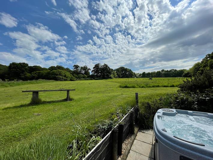 Lodge für 2 Personen mit Whirlpool in Dorset