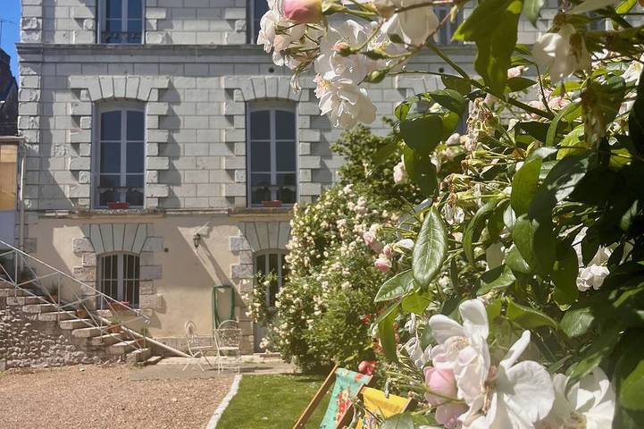 Chambre d’hôte pour 2 personnes, avec jardin dans Chateau de Saint Aignan Chateau de la Loire