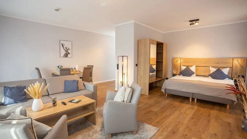 Hütte für 4 Personen, mit Garten und Balkon sowie Whirlpool in Braunlage