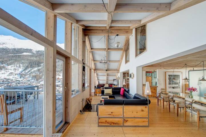 Chalet pour 2 personnes, avec vue et balcon à Zermatt - 3