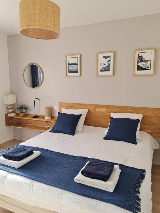 Gîte pour 2 personnes, avec jardin et terrasse dans Plage Kerler Fouesnant