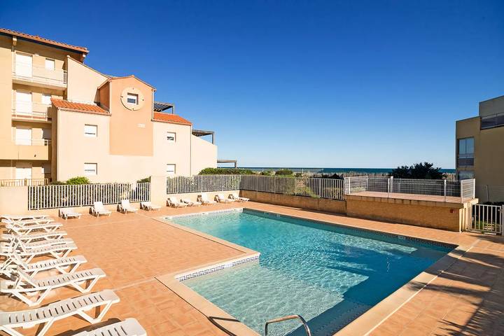 Ferienwohnung für 6 Personen, mit Ausblick und Pool in Valras-Plage - 2