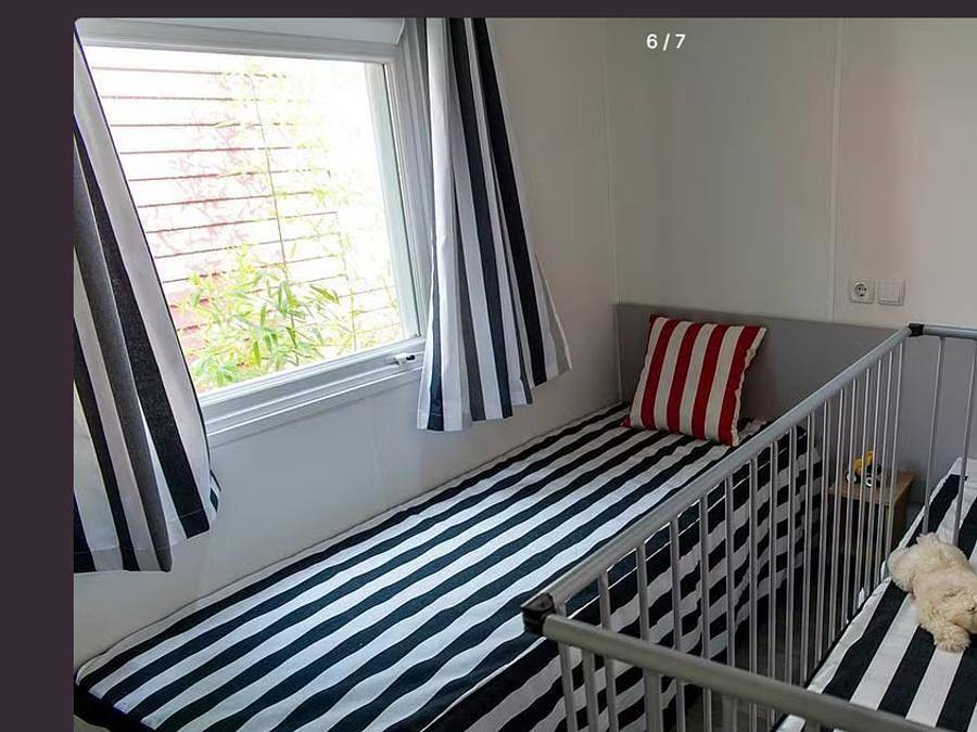 Camping La Garenne - Mobilhome 6 personas - Mobil-home Siréne Spa 2 Ch climatización+Plancha in Néfiach, Region de Perpignan