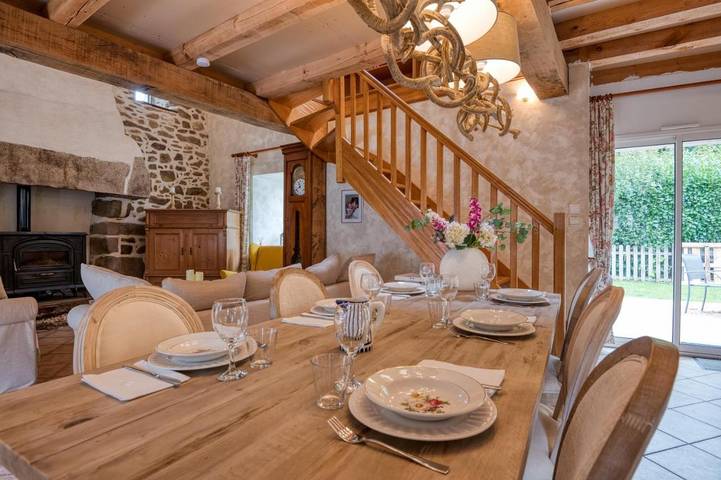 Location de vacances pour 8 personnes, avec jardin, animaux acceptés à Limerzel - 3