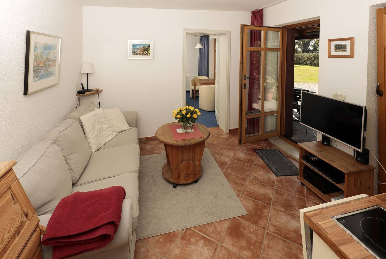 Ferienbungalow "Altes Kapitänshaus 5" - ca. 25 m² für 2 Personen mit Terrasse in Ahrenshoop, Fischland