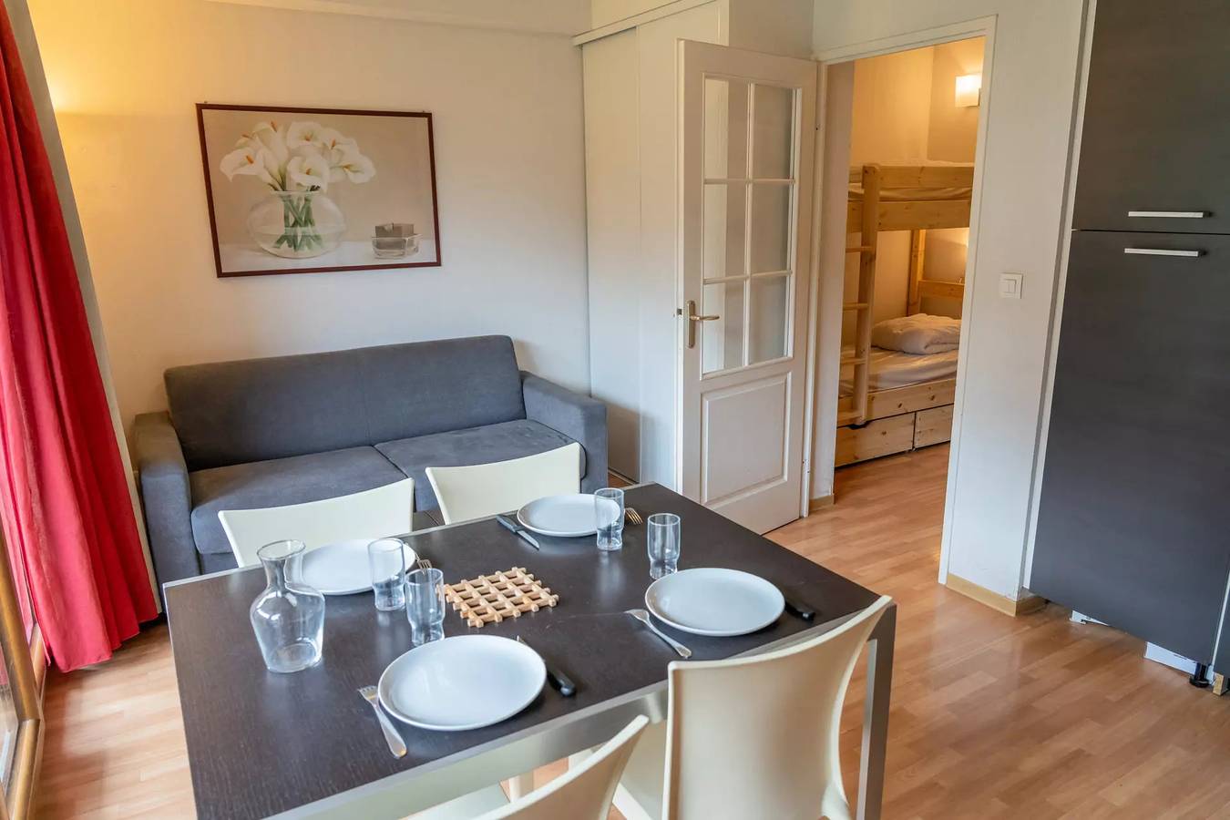 Studio entier, Studio pour 4 personnes tout proche des pistes in Les Orres, Parc national des Écrins