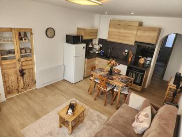 Gîte pour 4 personnes, avec terrasse et vue dans Gare de Briancon