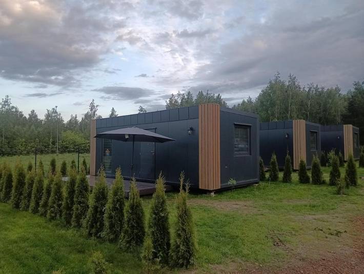 Kemping dla 5 osób, z Jacuzzi i Taras oraz Ogród i Basen na Podlasie