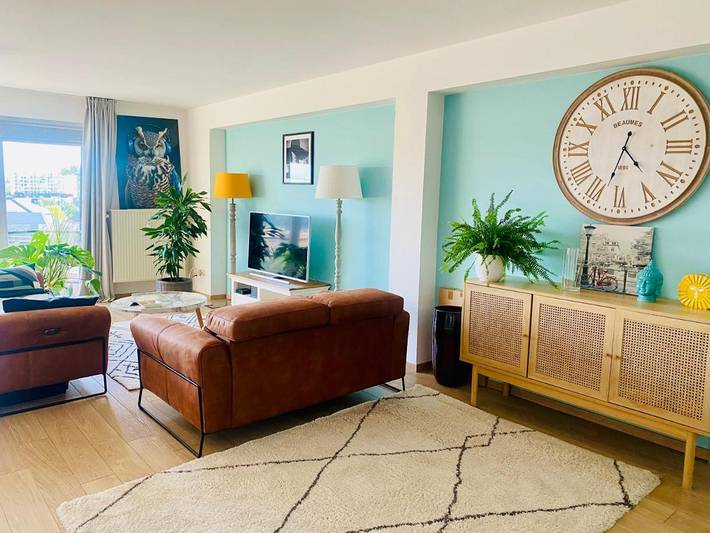 Gîte pour 2 personnes, avec vue et terrasse, animaux acceptés à Nivelles